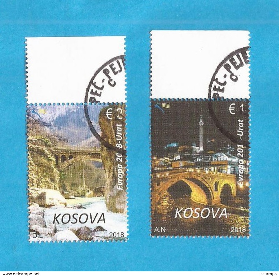 2018  EUROPA CEPT  PONTI BRUECKEN KOSOVO Used - Kosovo