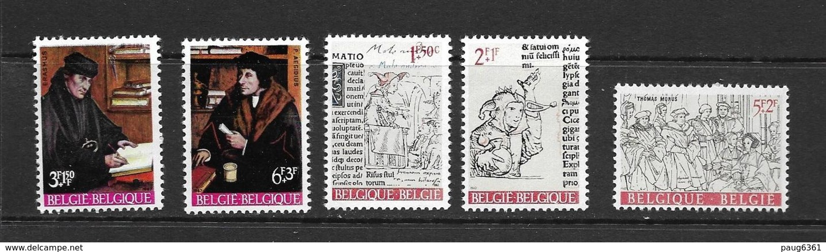 BELGIQUE 1967 ERASME   YVERT N°1427/31  NEUF MNH** - Neufs