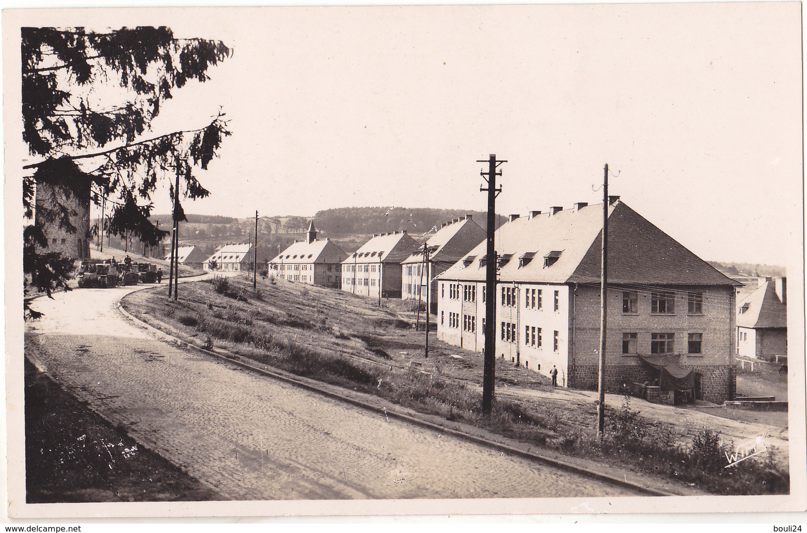 LE CAMP DE BAUMHOLDER  FORCES FRANCAISES EN ALLEMAGNE  CPA  CIRCULEE - Birkenfeld (Nahe)