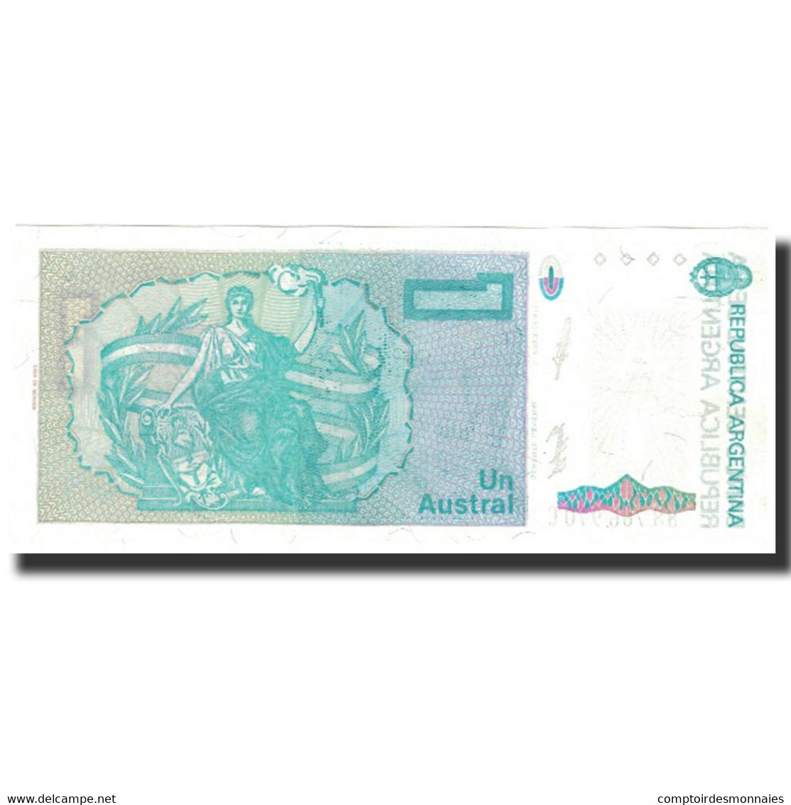 Billet, Argentine, 1 Austral, 1988, KM:323b, NEUF - Argentine