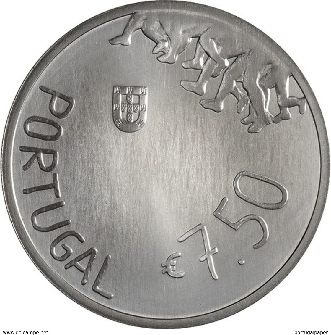 Portugal  7.50euro  - Atleta  Rosa Mota - 2018  Silver - Portugal