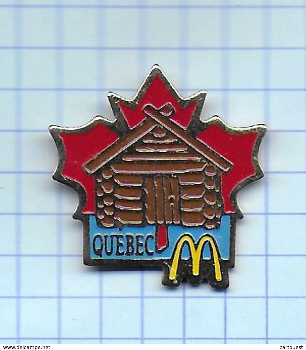 Pin's Pins /  THEME MC DONALD'S MAC DO QUEBEC CANADA  / Signé Arthus Bertrand - McDonald's