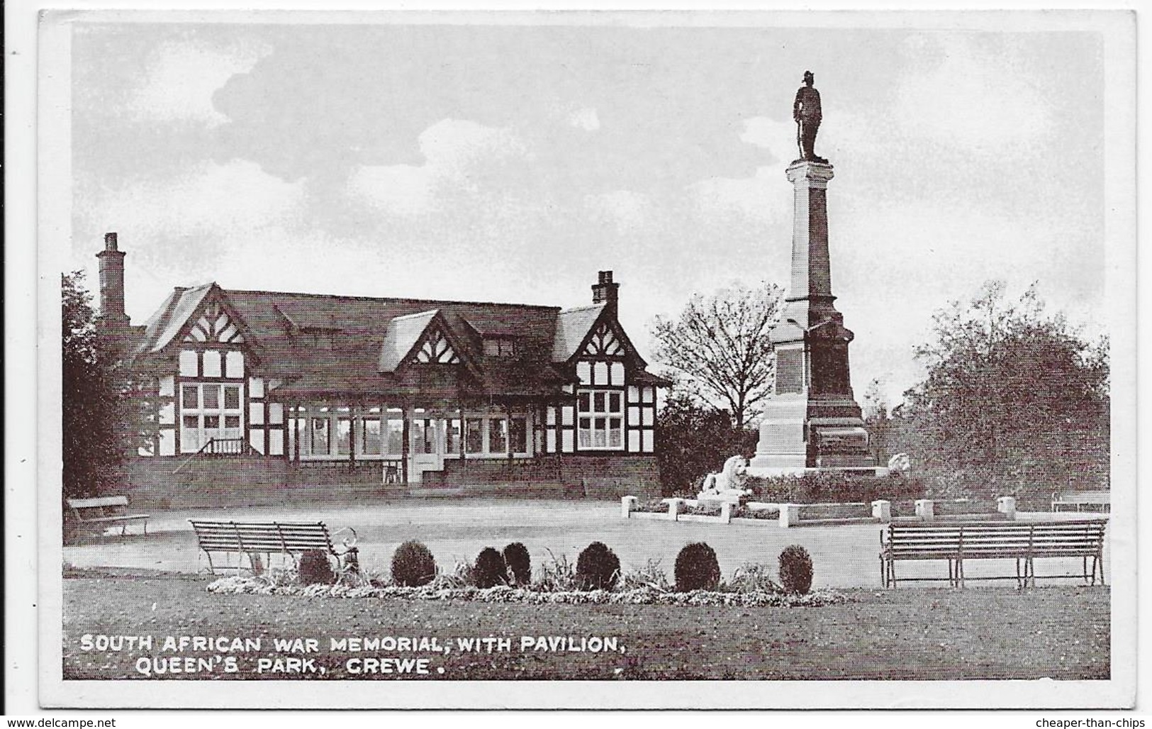 Crewe - South African War Memorial, With Pavilion, Queen's Park - Other & Unclassified