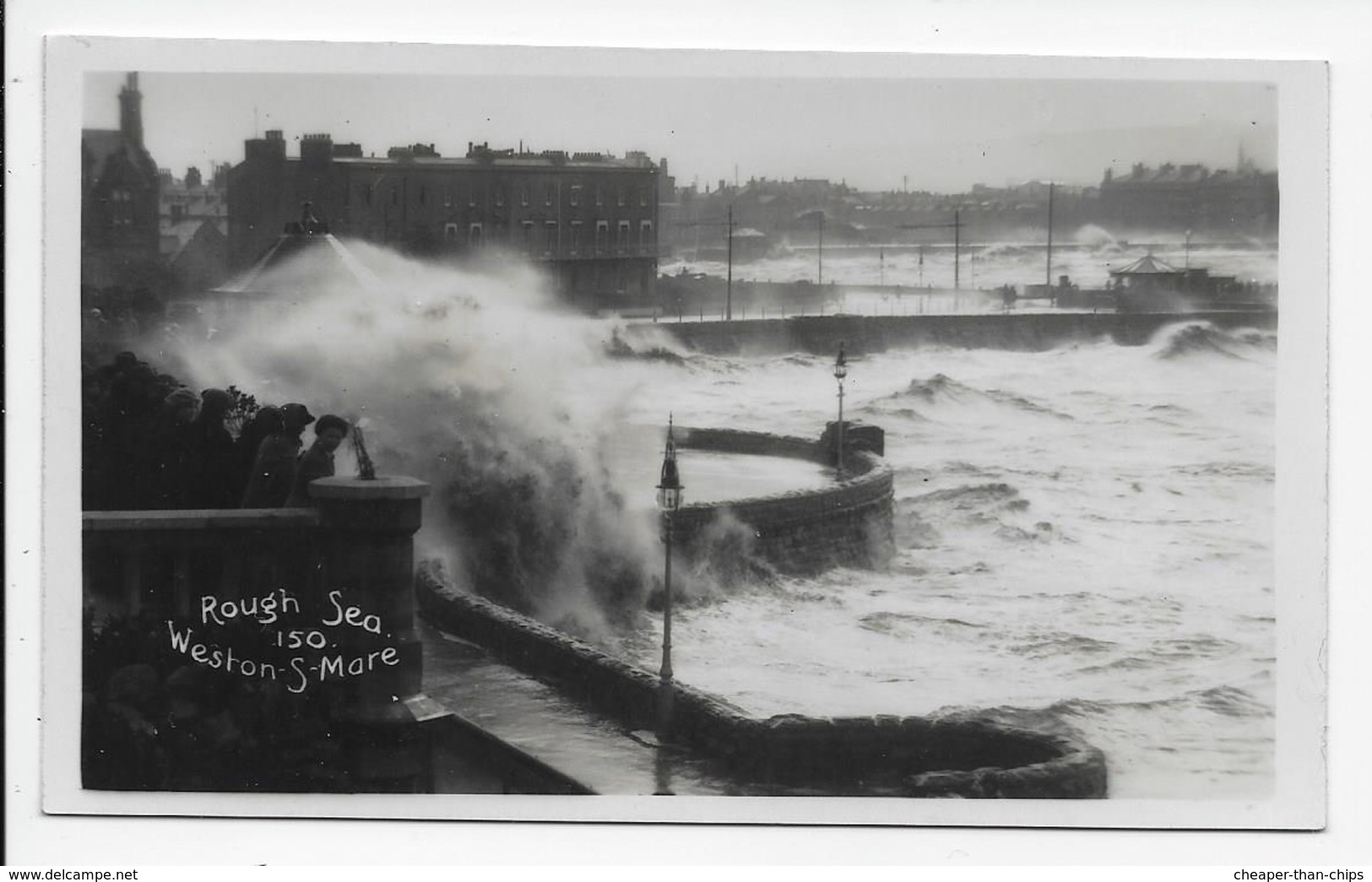 Weston-S-Mare - Rough Sea - Viner Bromo 150 - Weston-Super-Mare