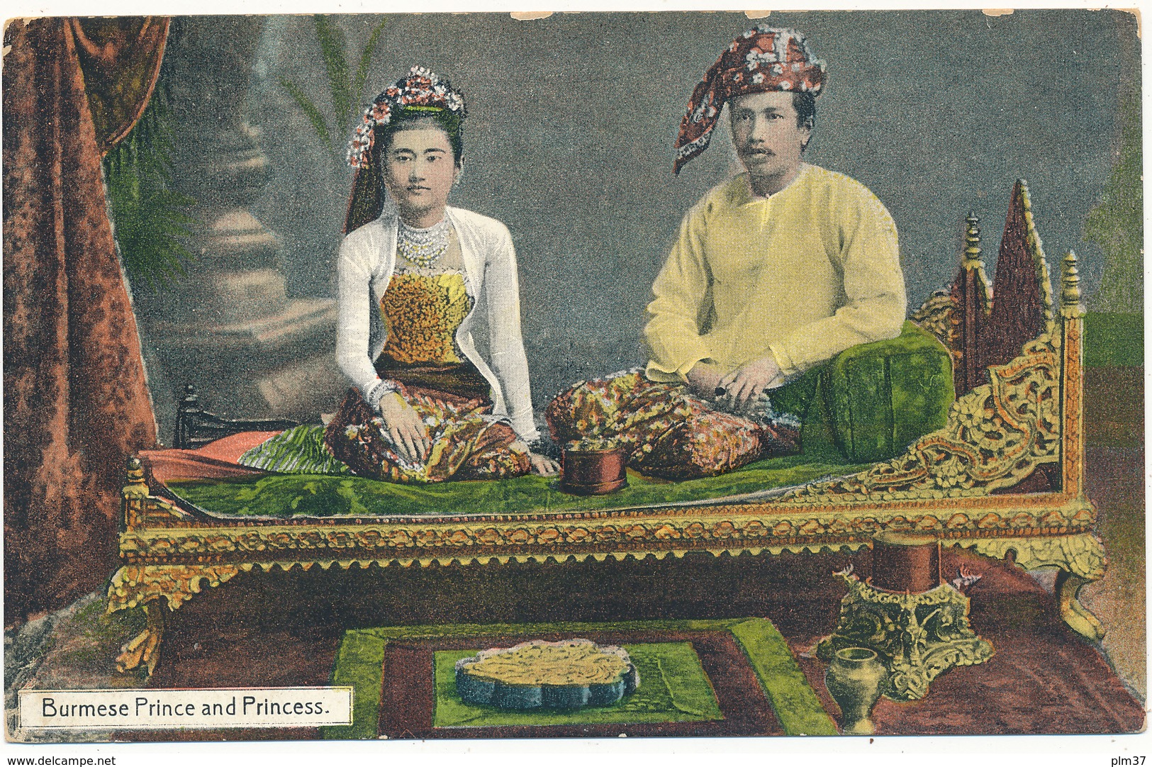 BIRMANIE - Burmese Prince And Princess - D. A. Ahuja, Rangoon - Myanmar (Burma)