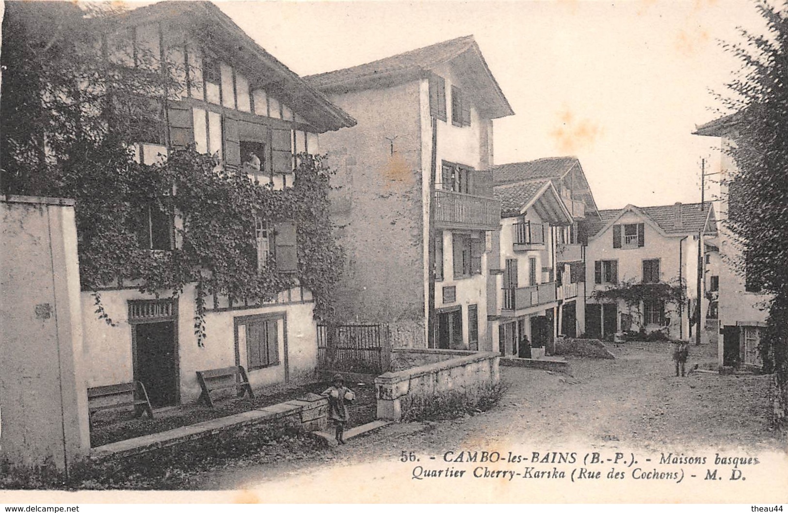 ¤¤  -  CAMBO-les-BAINS  -  Maisons Basques  -  Quartier Cherry-Karika (Rue Des Cochons)     -  ¤¤ - Cambo-les-Bains