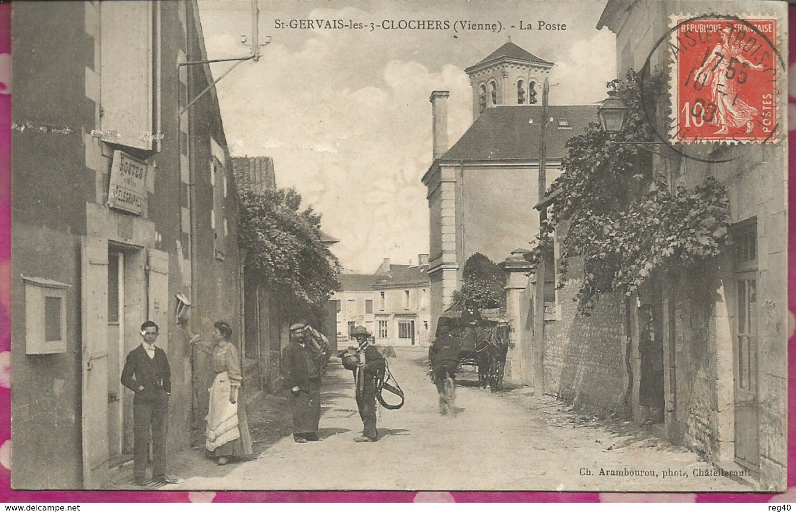 D86 - ST GERVAIS LES 3 CLOCHERS   - LA POSTE - Saint Gervais Les Trois Clochers