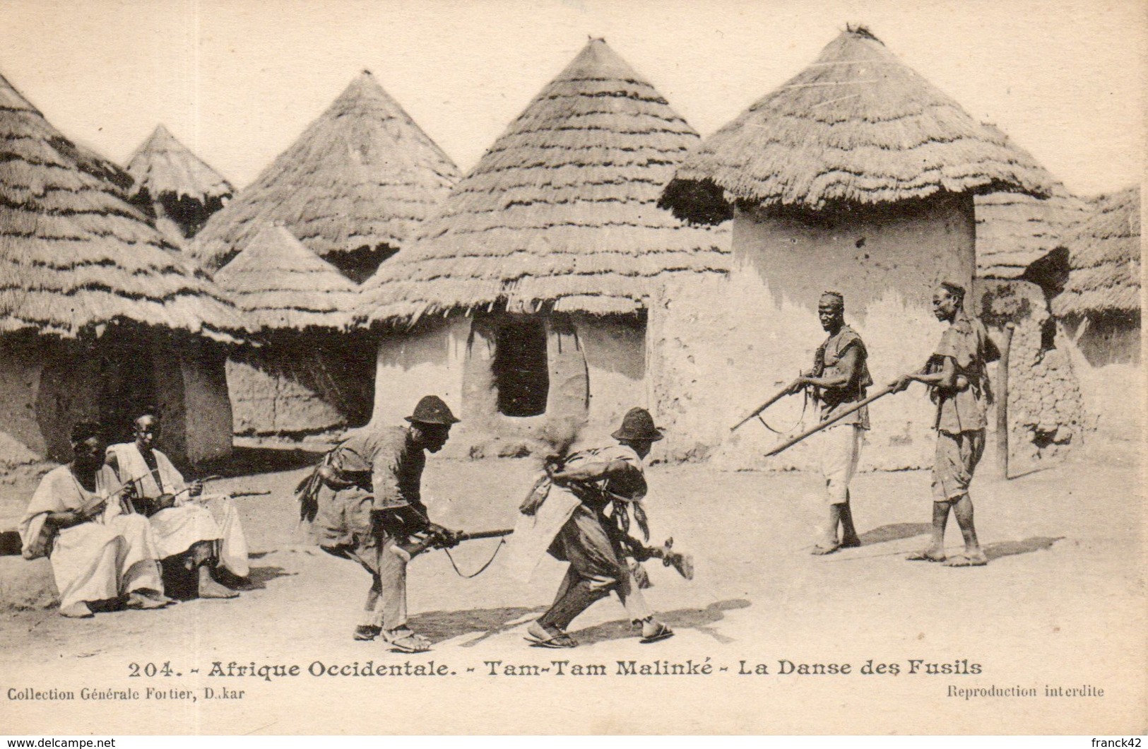 Mali. Tam-tam Malinké. La Danse Des Fusils - Malí