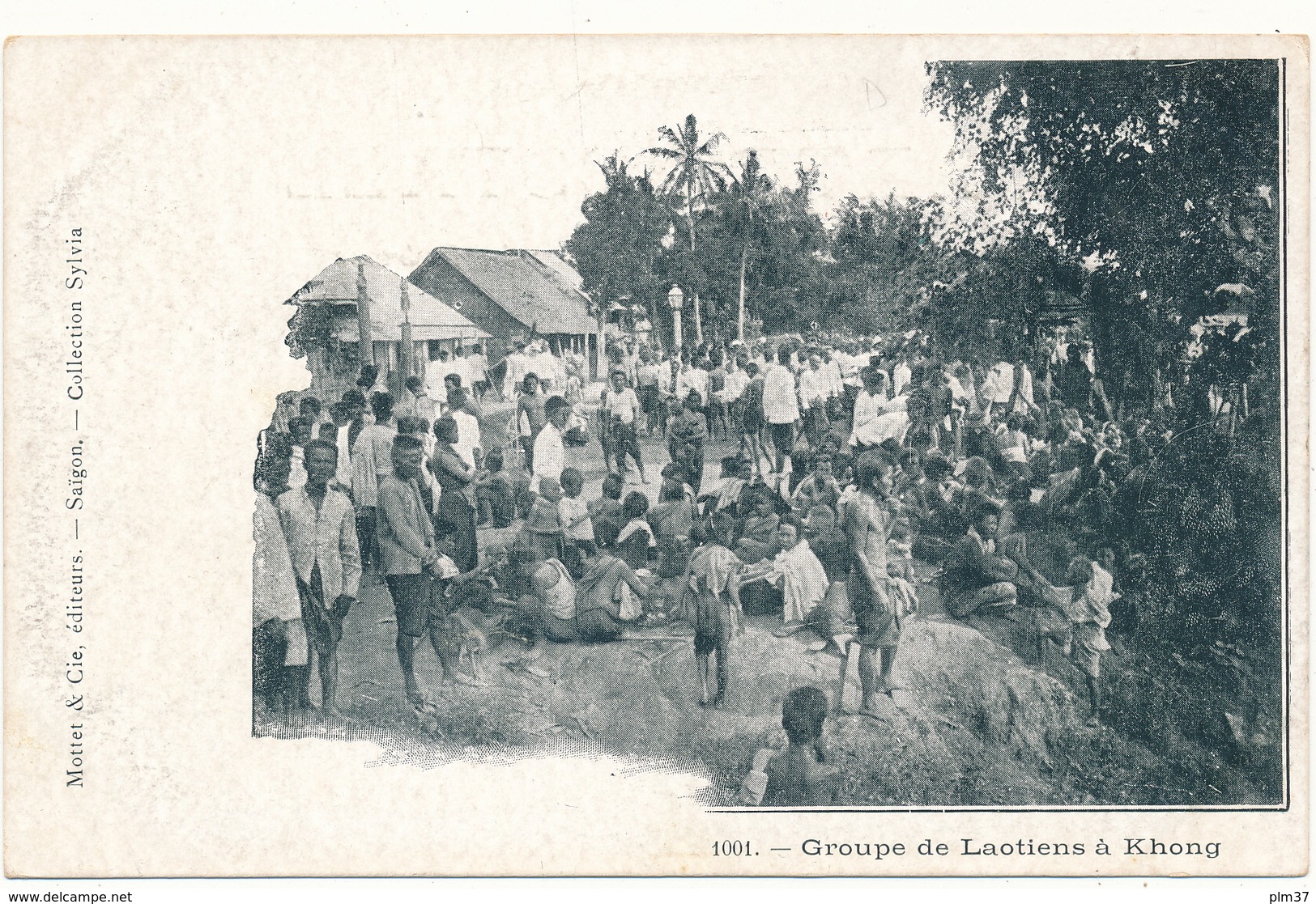 LAOS - Groupe De Laotiens à Khong - Laos