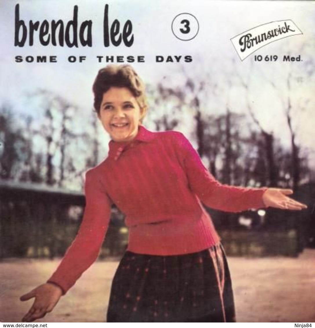 EP 45 RPM (7")  Brenda Lee " Some Of These Days " - Rock
