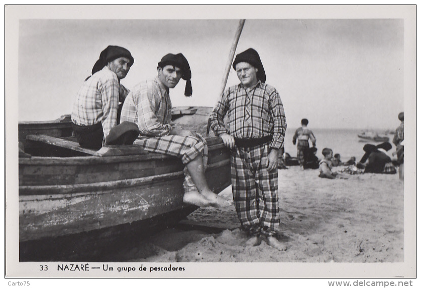 Portugal - Nazaré - Costumes Pêche Pêcheurs - Leiria