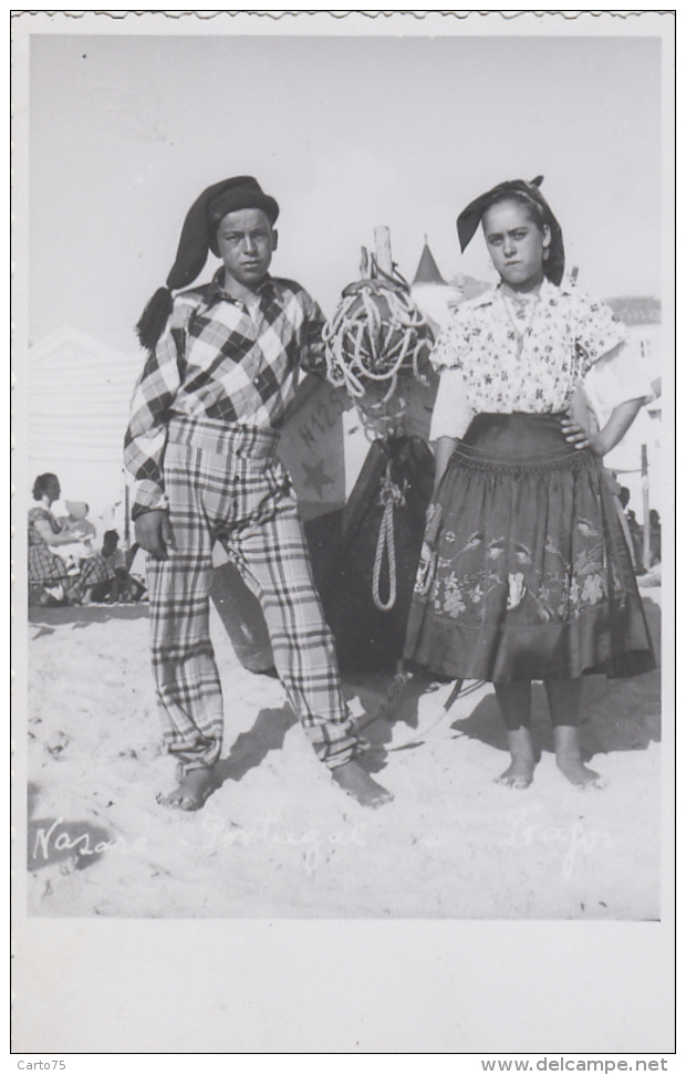 Portugal - Nazaré - Enfants Costume Pêche Pêcheur - Cachet Fotografia Ramos Nazaré - Leiria