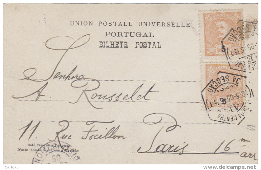 Portugal - Lisboa - Vista Panoramica N° 1 - Postmarked 1905 - Lisboa