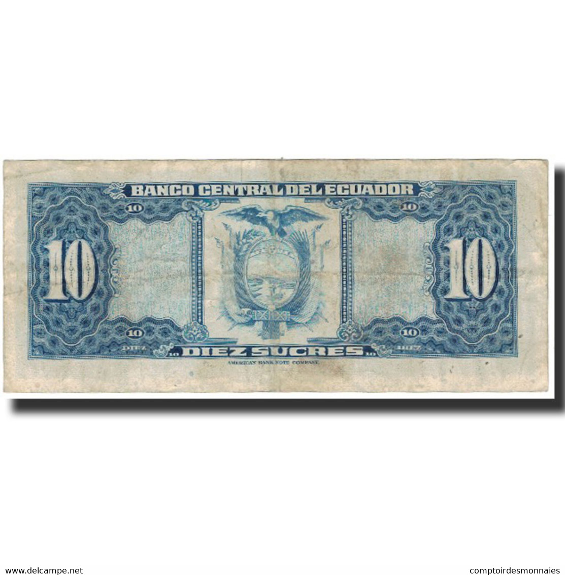 Billet, Équateur, 10 Sucres, 1975-04-14, KM:109, TB - Ecuador