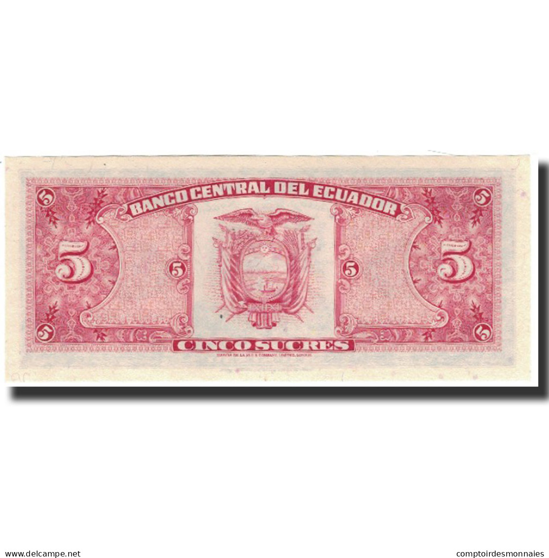 Billet, Équateur, 5 Sucres, 1980-05-24, KM:113c, NEUF - Ecuador