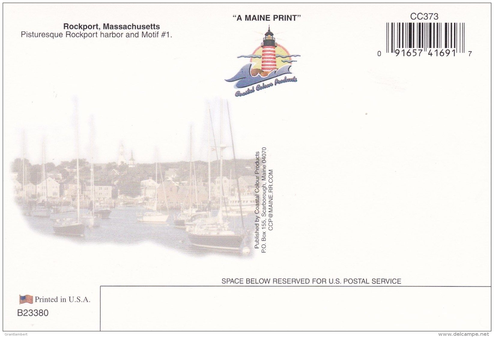 Picturesque Rockport Harbor, Rockport, Massachusetts, US Unused - Other & Unclassified