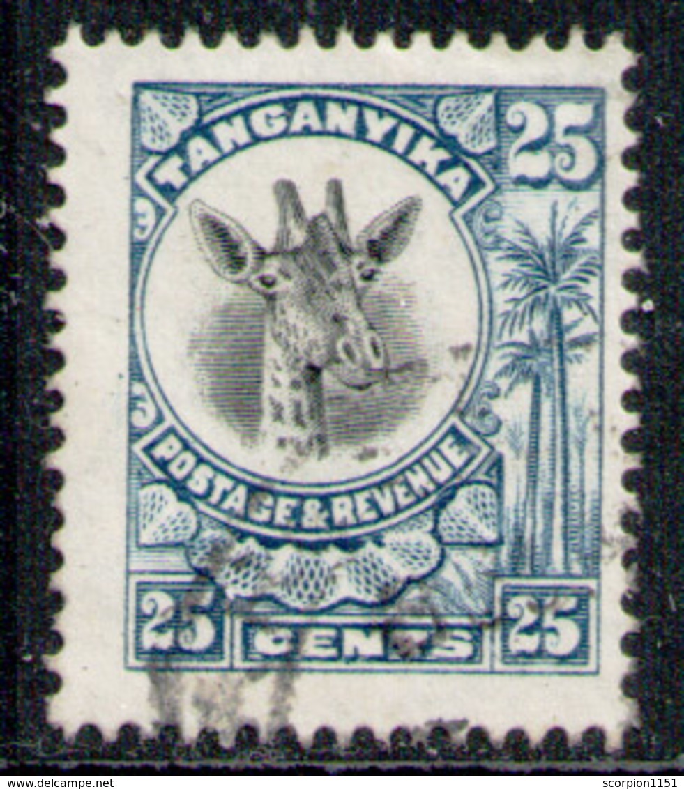 TANGANYIKA 1925 - From Set Used - Tanganyika (...-1932)