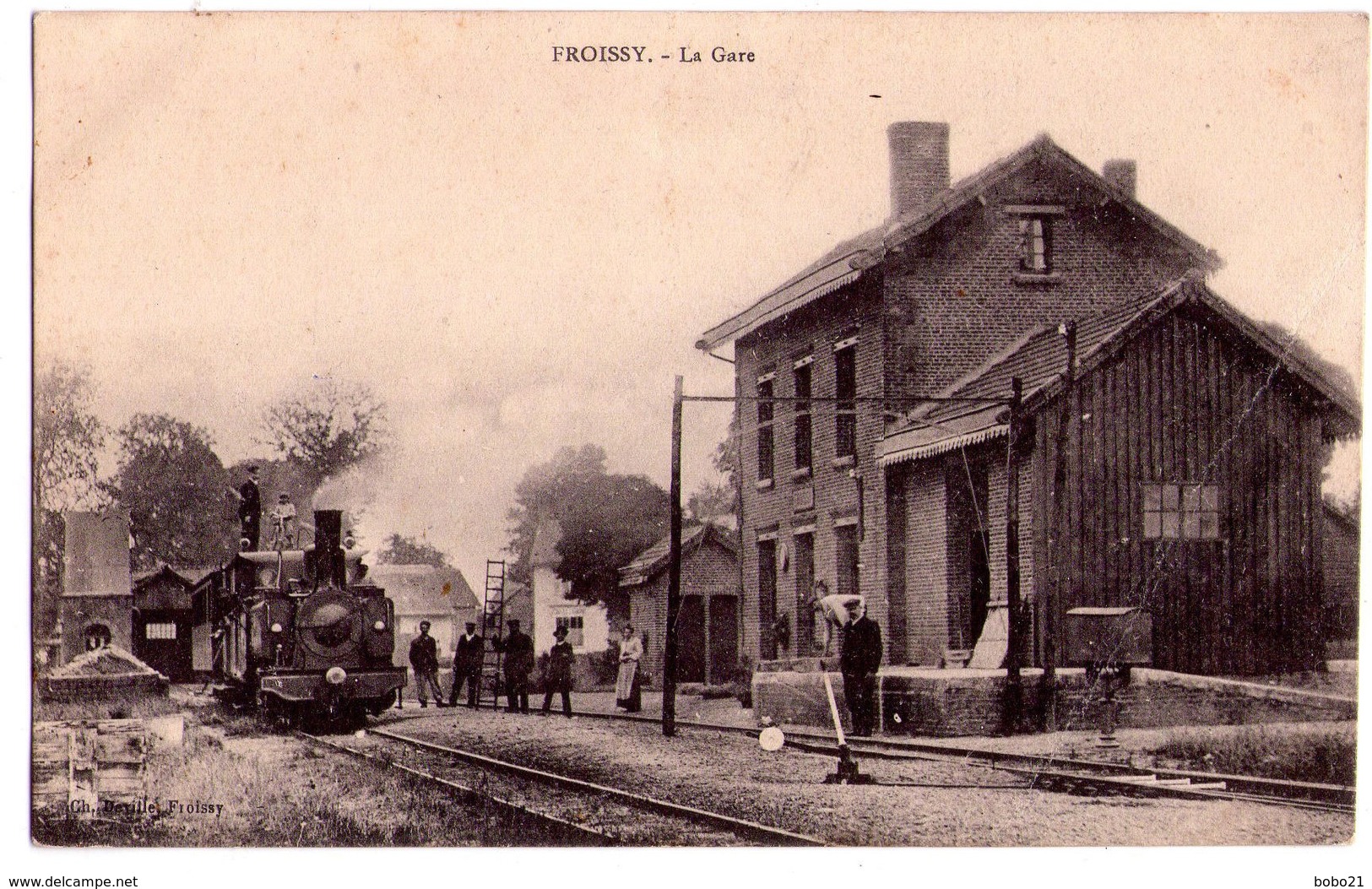 1766 - Froissy ( Oise ) - La Gare - Guincêtre éd. - - Froissy