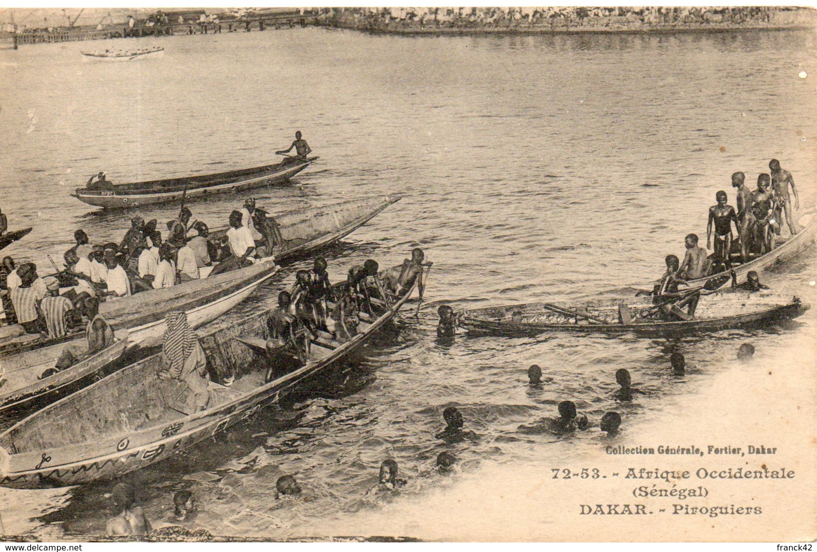 Sénégal. Dakar. Piroguiers - Sénégal