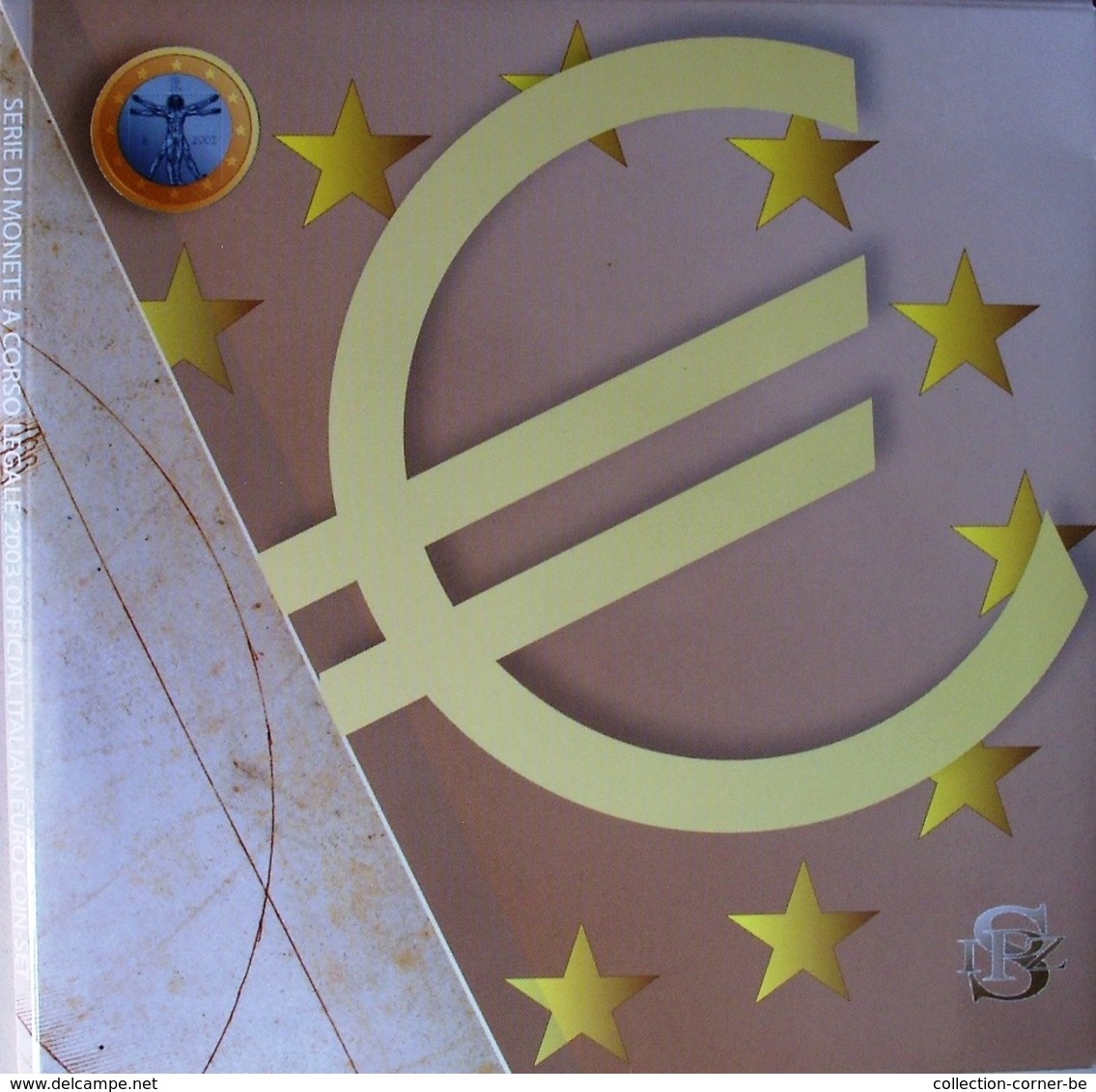 EUROSET ITALIE 2003, UNC, MAPJE - Italie