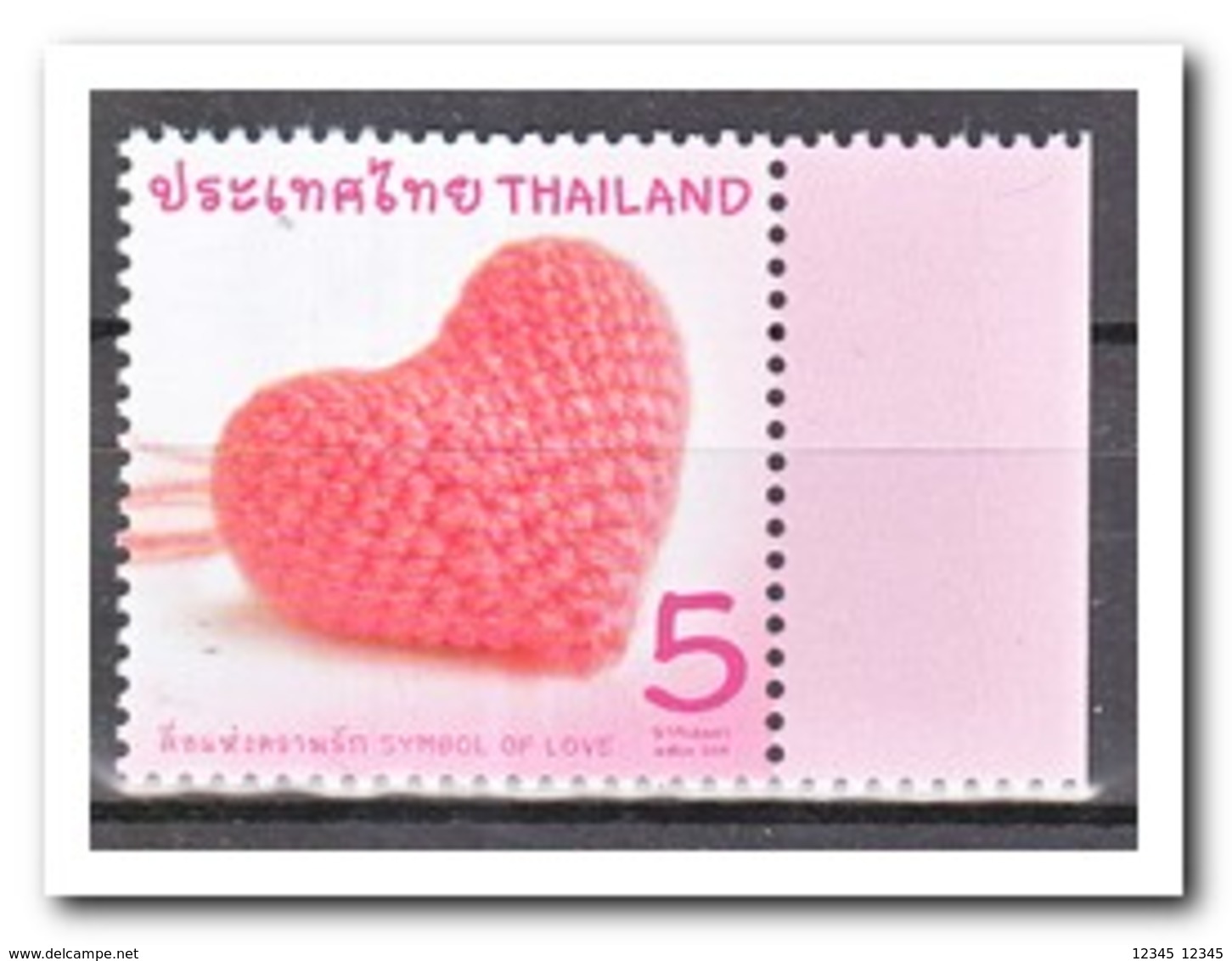 Thailand 2018, Postfris MNH, Symbol Of Love - Thaïlande