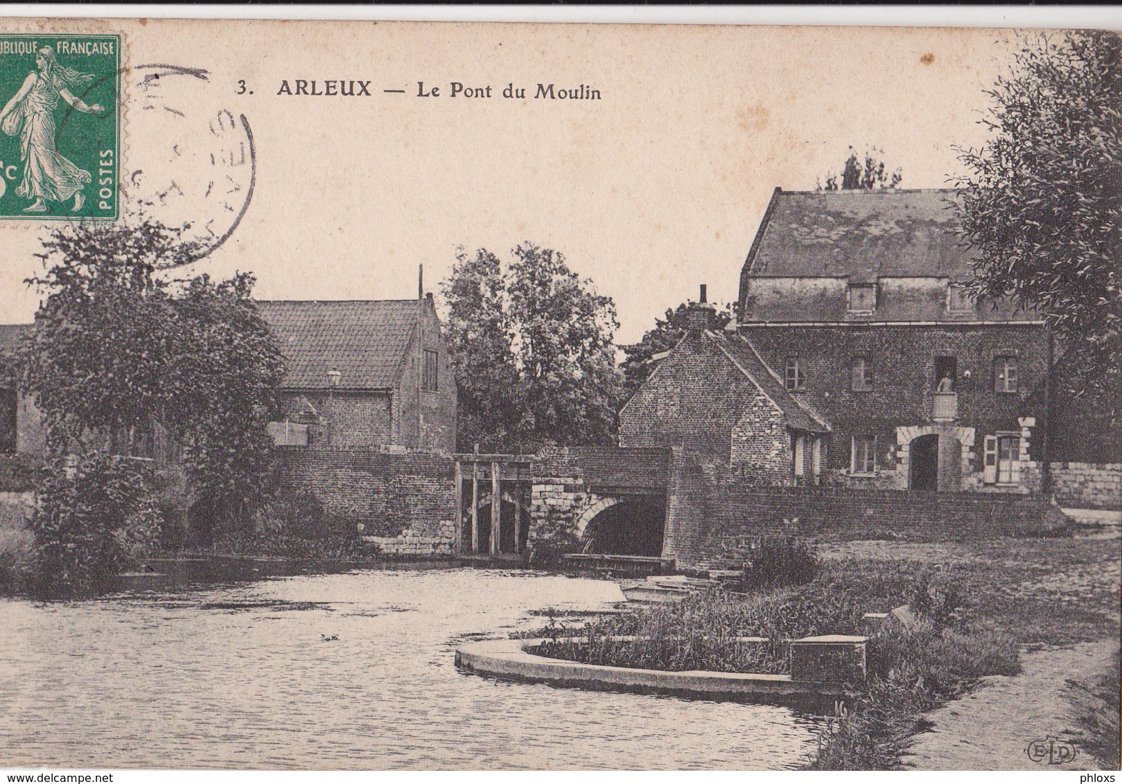 Arleux/59/ Le Pont Du Moulin/ Réf:fm519 - Arleux