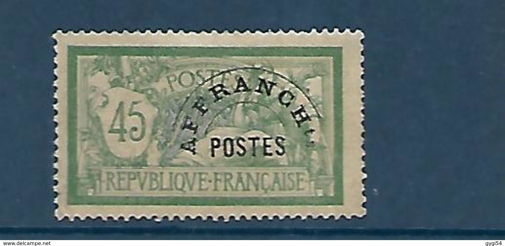 France  Préoblitéré  C1922 - 47    Type Merson  Cat Yt N°  44  NSG - 1893-1947