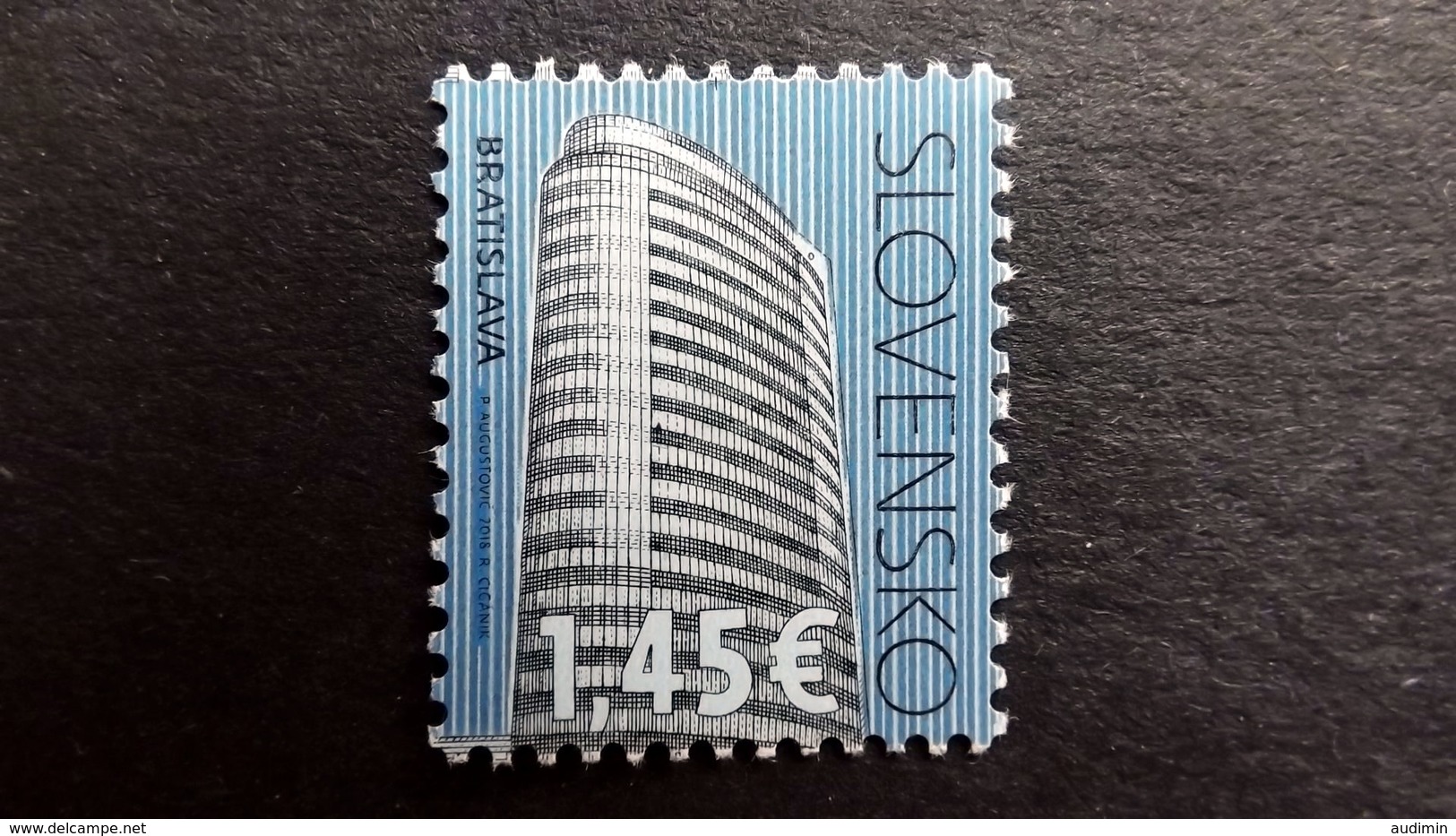 Slowakische Republik Slowakei 837 **/mnh, Gebäude Der Allgemeinen Kreditbank (VÚB), Bratislava - Nuevos