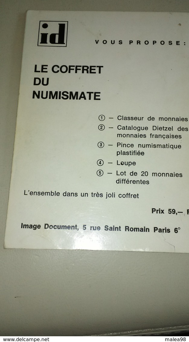 DIETZEL,,,,,MONNAIES FRANCAISES DEPUIS  1948 ,,,,2e  EDITION   1971,,,,,TBE - Französisch