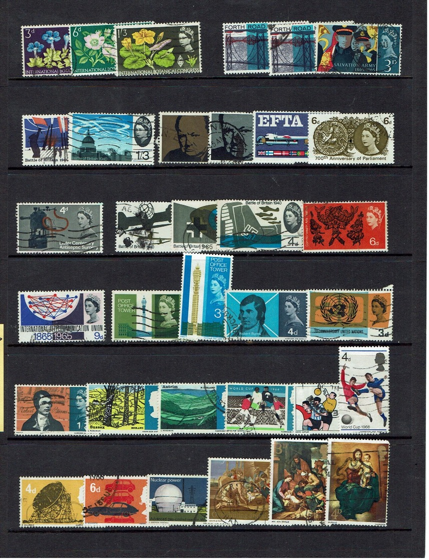 LIQUIDATION...Great Britain...mid 1960's - Lots & Kiloware (mixtures) - Max. 999 Stamps