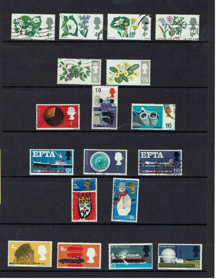 LIQUIDATION...Great Britain...mid 1960's - Lots & Kiloware (mixtures) - Max. 999 Stamps