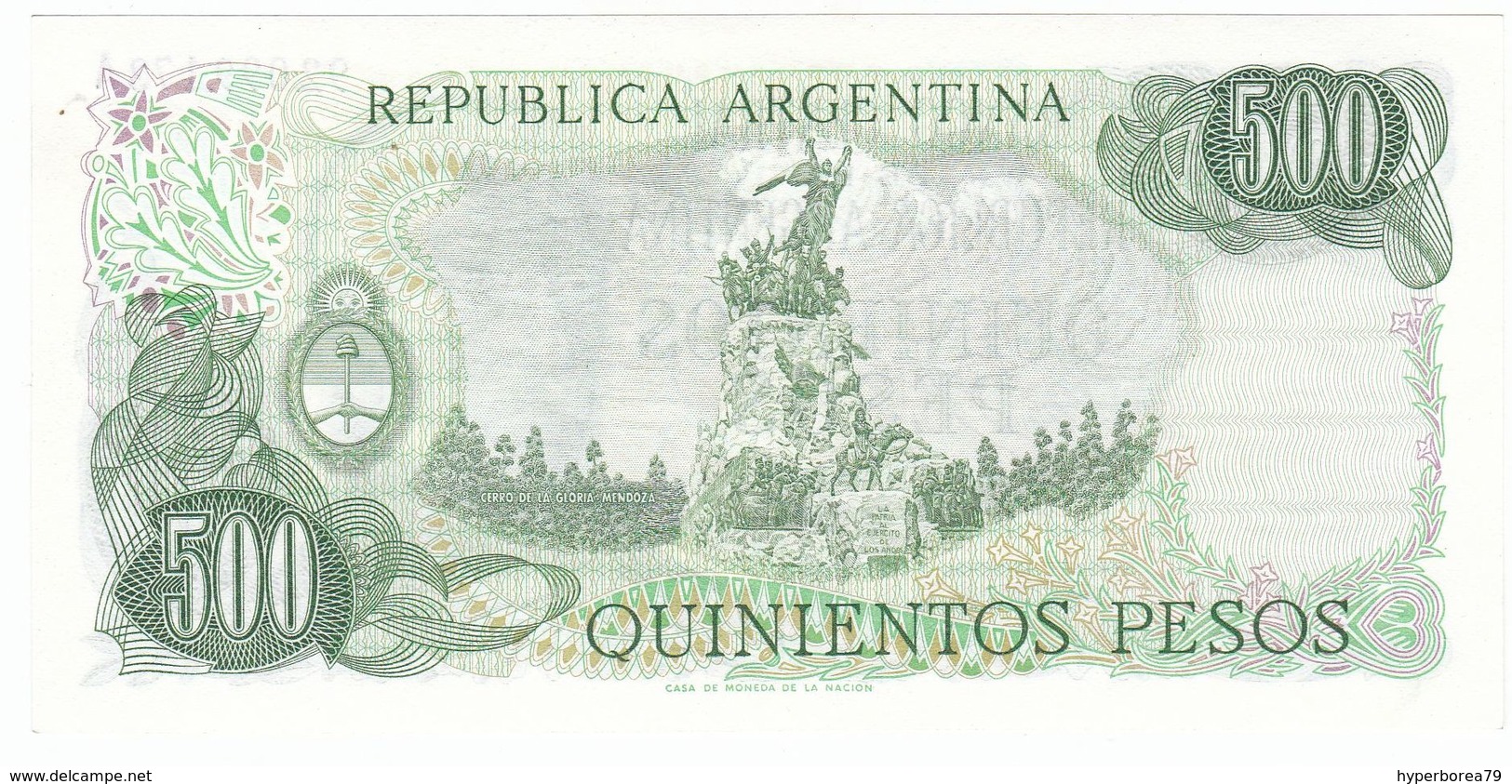 Argentina P 303 A - 500 Pesos 1977 1982 - UNC - Argentina