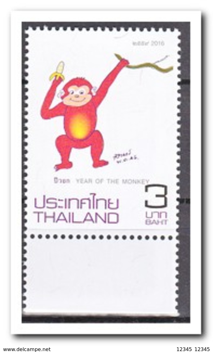 Thailand 2016, Postfris MNH, Year Of The Monkey - Thaïlande