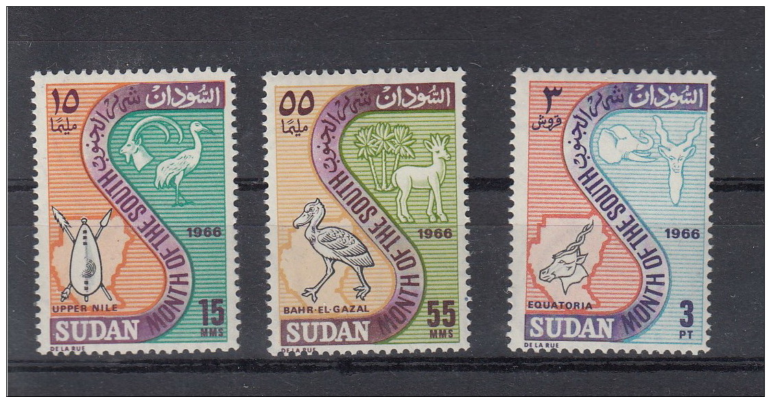 Sudan Michel Cat.No. Mnh/** 227/229 - Sudan (1954-...)