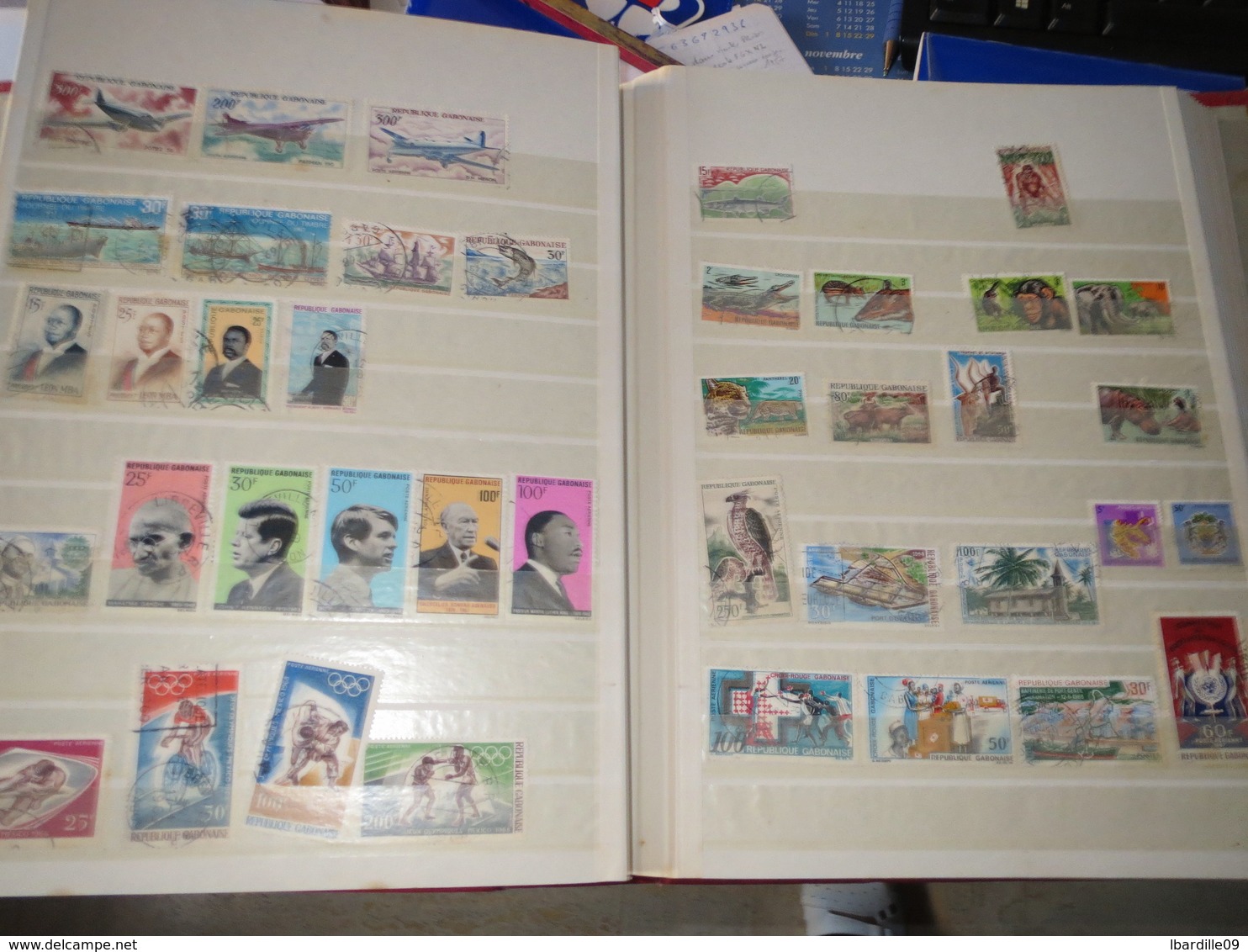 Album de timbres Afrique