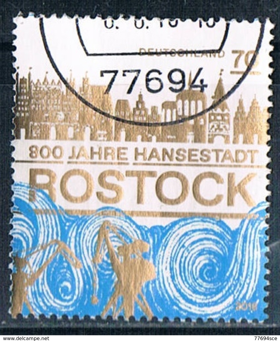 2018  800 Jahre Hansestadt Rostock - Used Stamps