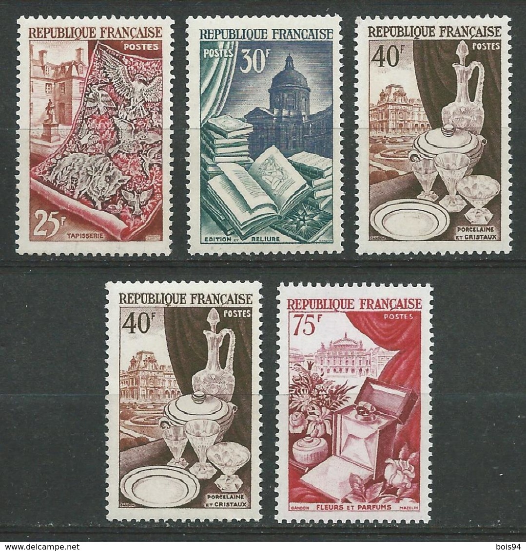 FRANCE 1954 . Série N°s 970 à 974 . Neufs **  (MNH) - Unused Stamps