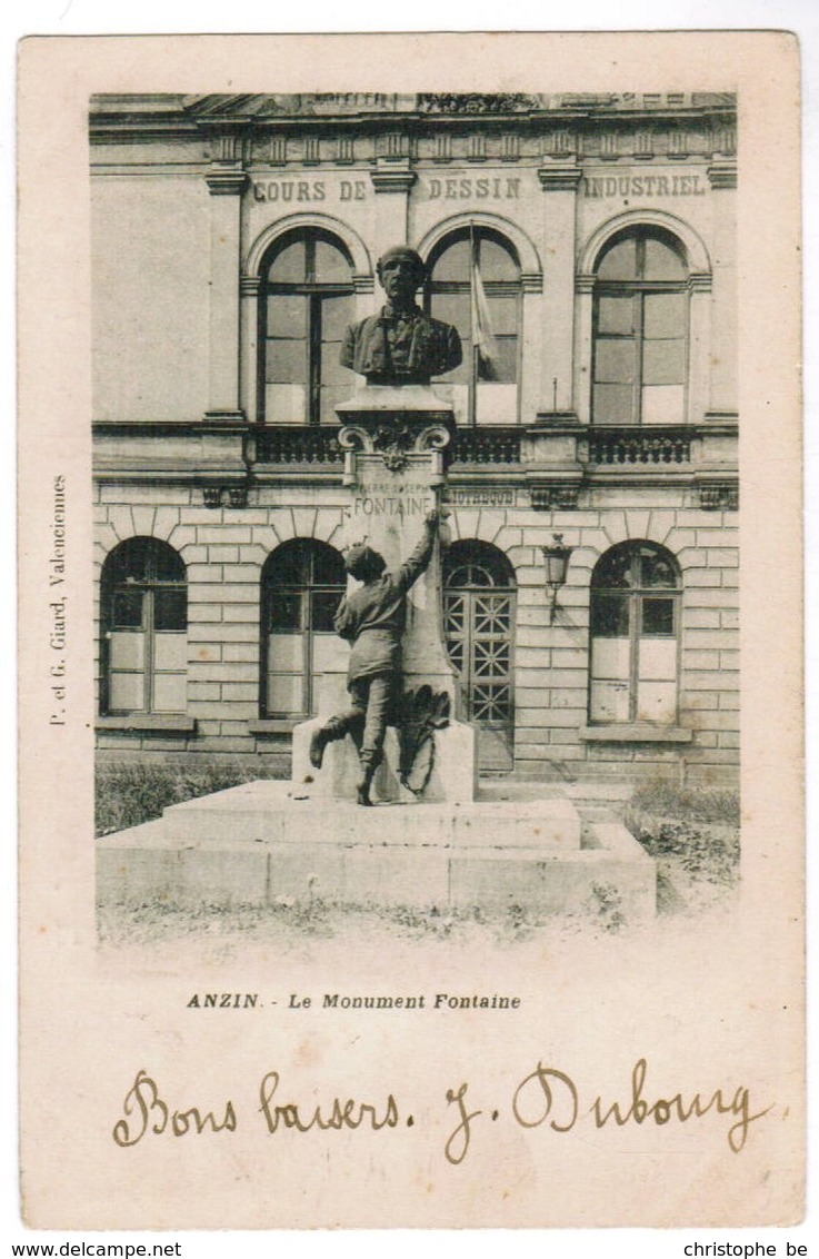 Anzin, Le Monument Fontaine (pk48333) - Anzin