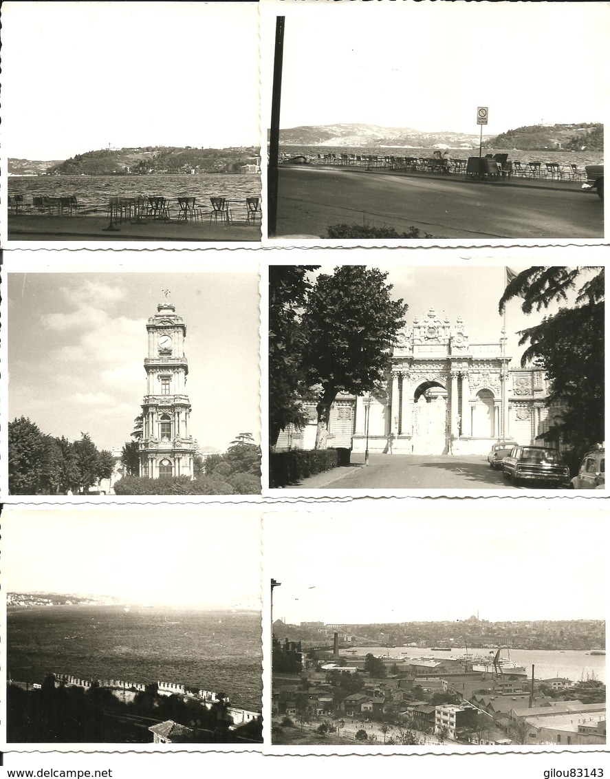 Turquie, Istanbul, Bosphore,port, Rue, Palais, Lot De 22 Photos, 1967   (bon Etat)  Dim: 12 X 8.5 - Luoghi