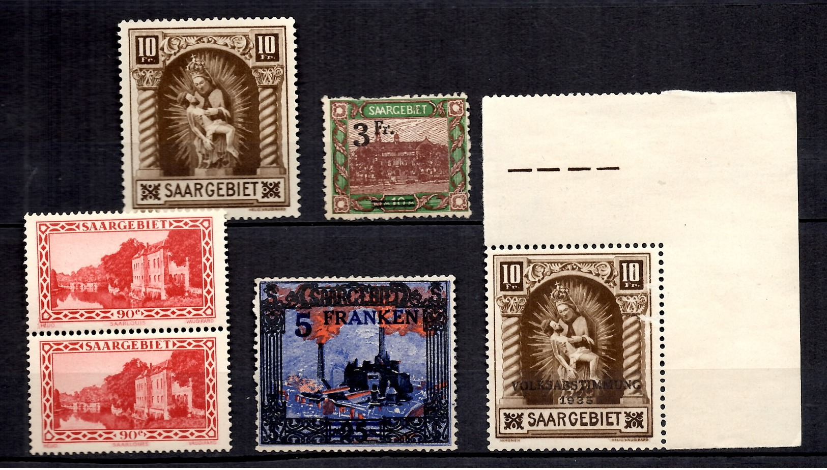 Sarre YT N° 81, N° 82, N° 102, N° 140A Et N° 188 Neufs ** MNH. TB. A Saisir! - Neufs