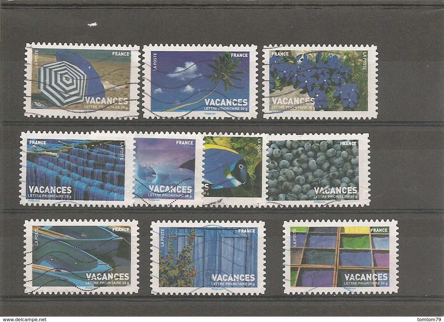 Année 2007 Timbres Pour Vacances (série Complète ) Oblitéré - Used Stamps