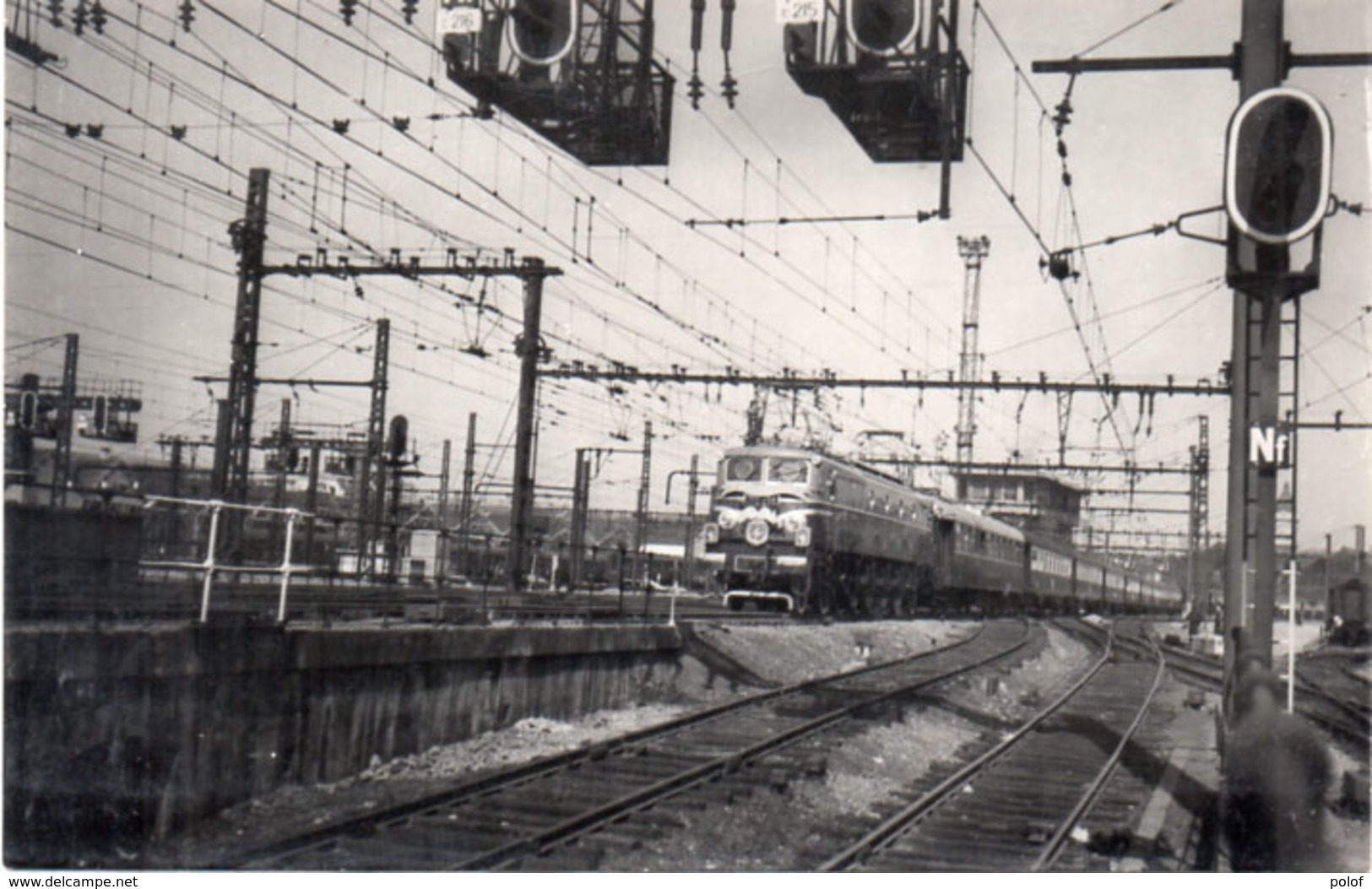 Le Train Inaugural Paris-Lyon Quittant La Gare De PARIS-LYON  Le 24 Juin 1952 - Cliché C. SCHNABEL  (107054) - Trains