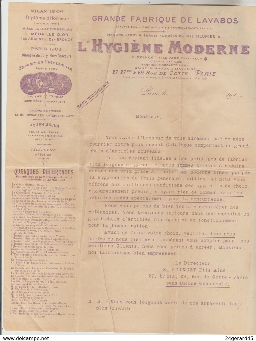 LETTRE PUBLICITAIRE ILLUSTREE AFFRANCHIE N° 137 TARIF IMPRIME AVEC CORRESPONDANCE OBLITEREE 21/02/1913 - 1877-1920: Période Semi Moderne