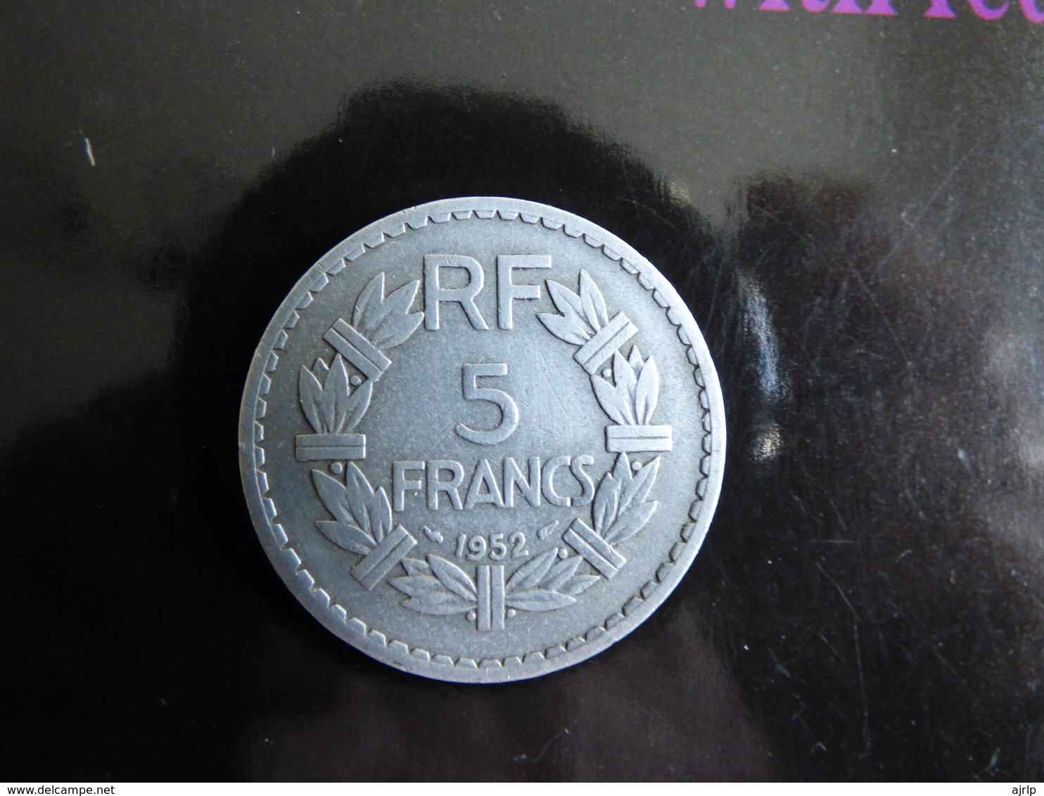 RARE 5 FRANCS ALU 1952 - Other & Unclassified