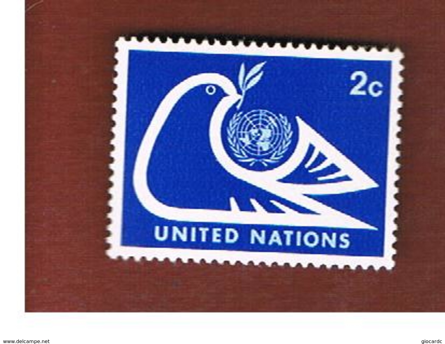 ONU (UNITED NATIONS) NEW YORK   -  SG  253 -   1974  PEACE DOVE  - MINT (**) - Ungebraucht