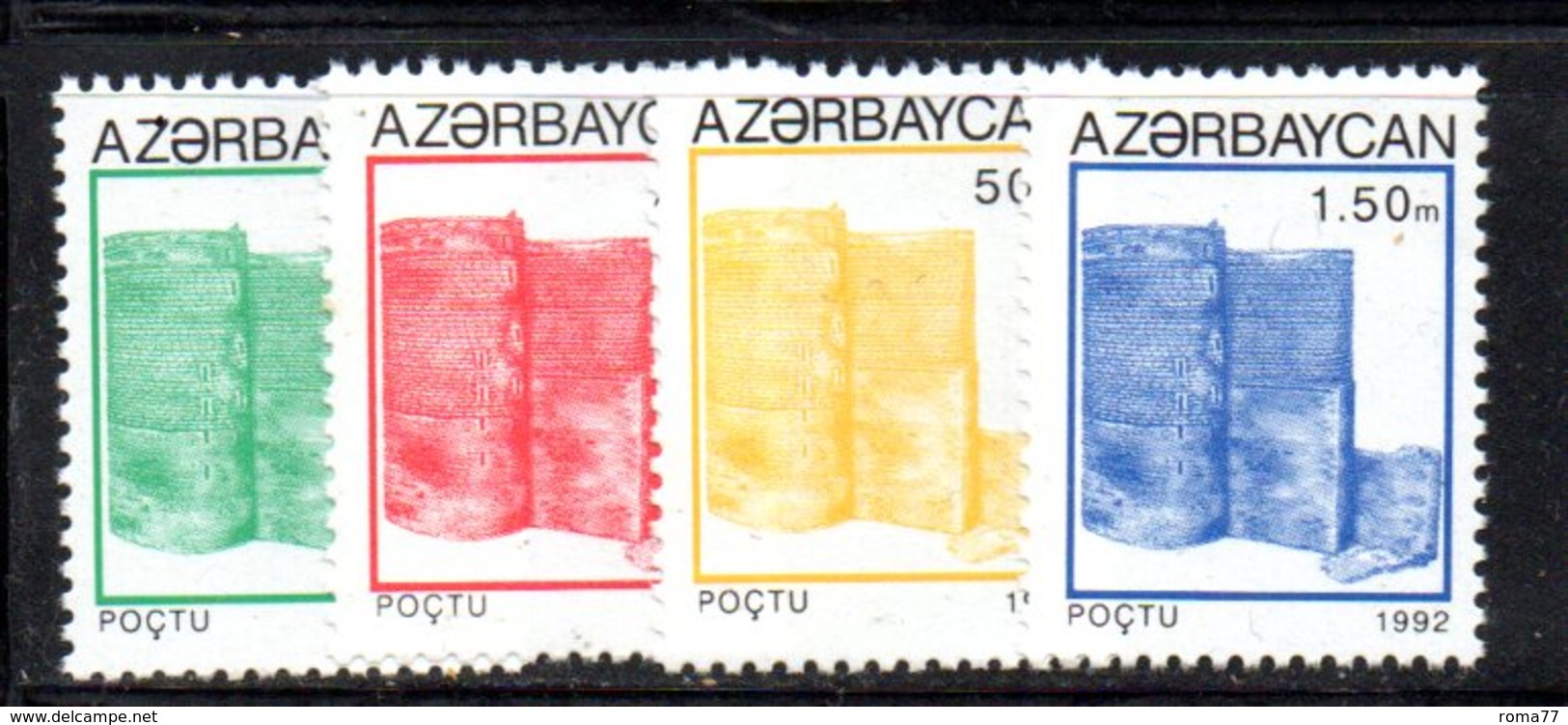 109 490 - AZERBAIGIAN 1992 , Serie  Unificato N. 77/80  Nuova *** - Azerbaijan