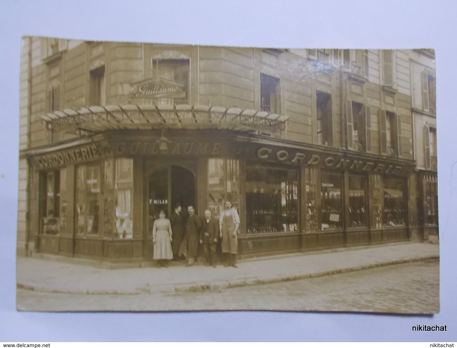 LEVALLOIS PERRET-Cordonnerie Guillaume-Carte Photo - Levallois Perret