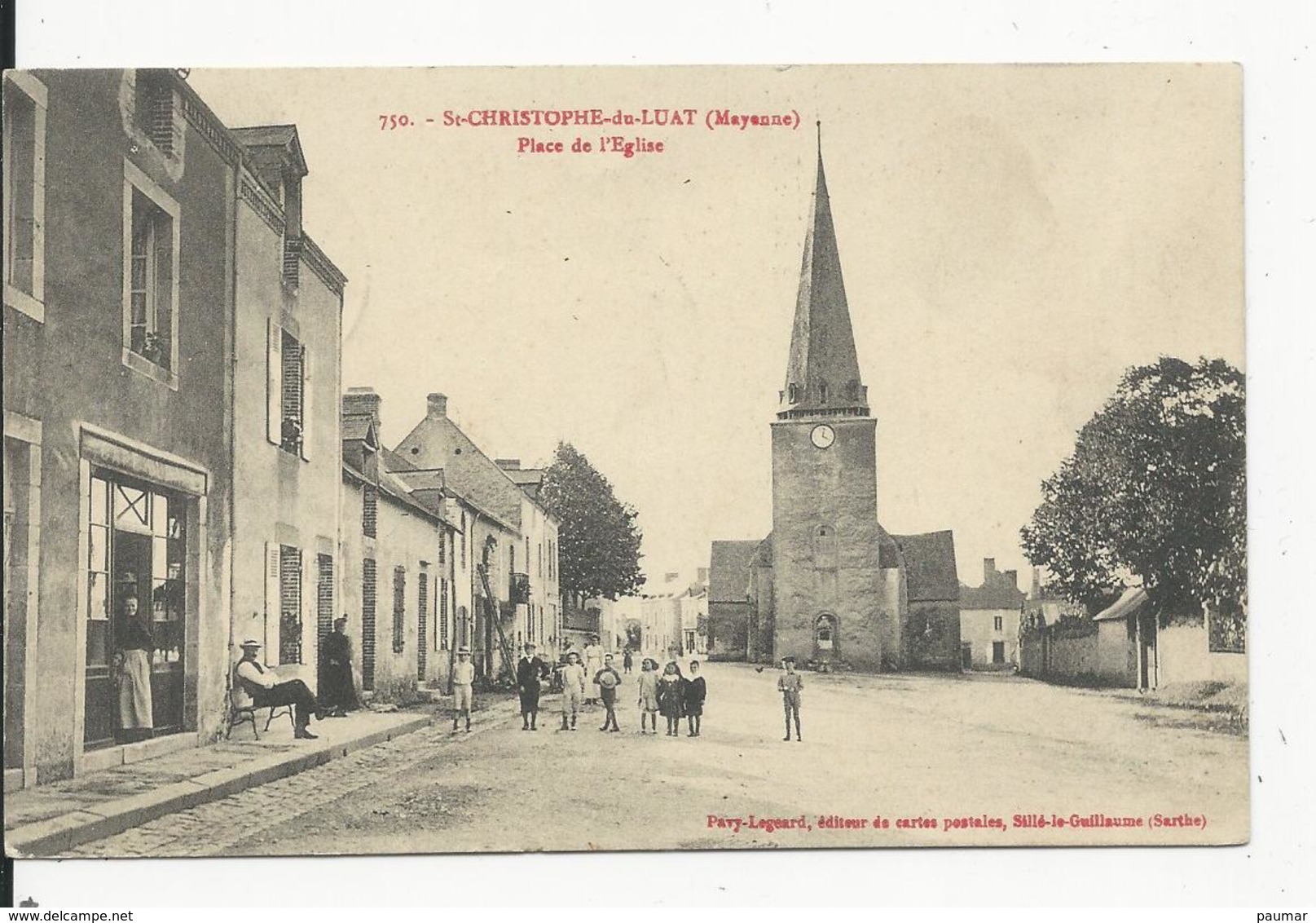 St Christophe  Du Lucat  Place De L'Eglise - Autres & Non Classés