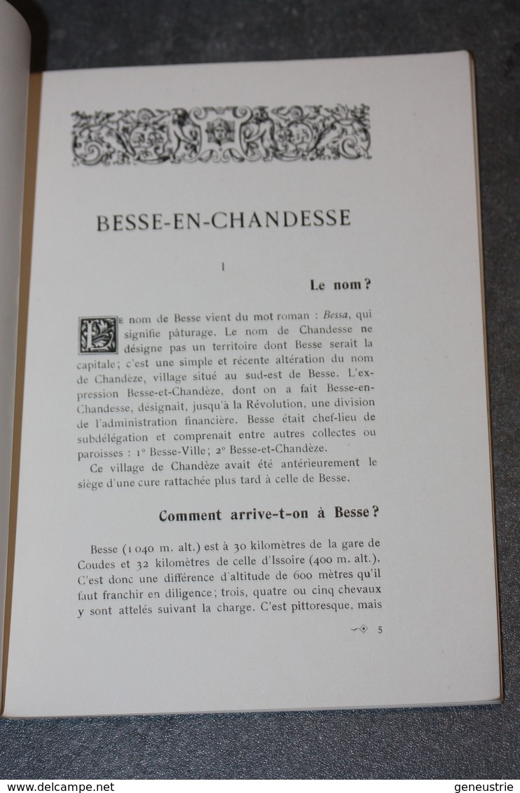 Livre monographie début XXe "Besse-en-Chandesse (Auvergne) par J. Blot" Besse-et-Saint-Anastaise