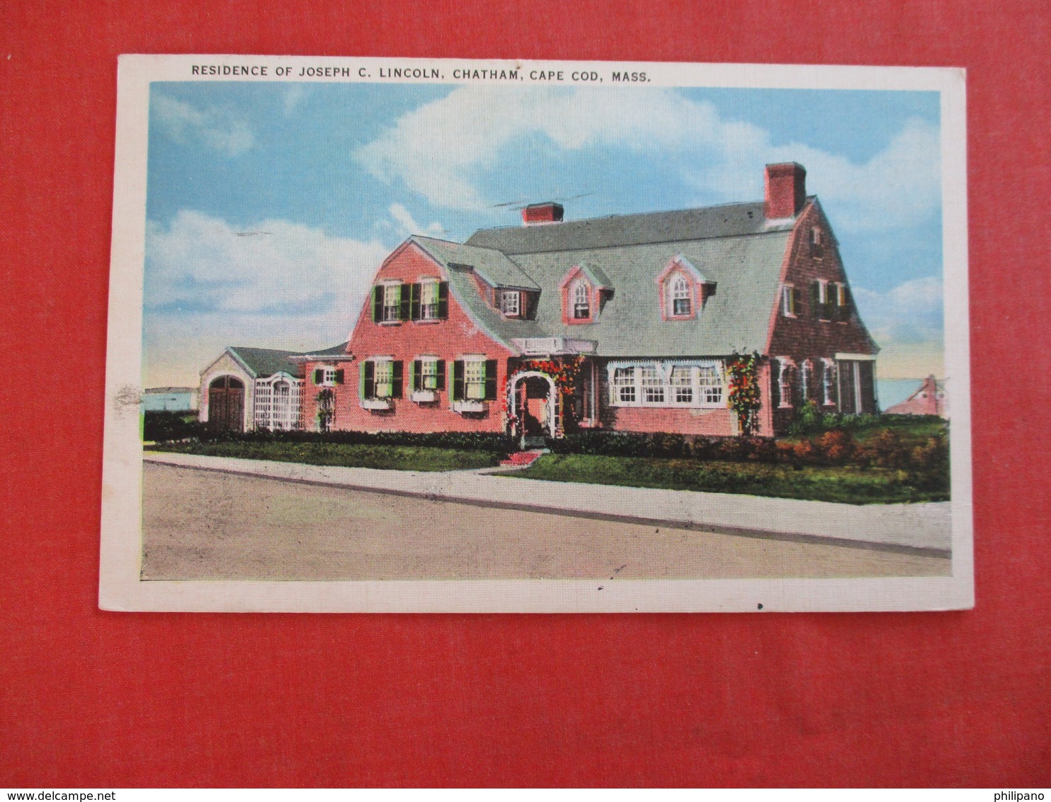 Residence Joseph C. Lincoln Chatham   Cape Cod Massachusetts >  Ref 2993 - Cape Cod